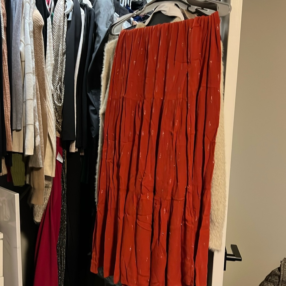 Midi boho skirt
